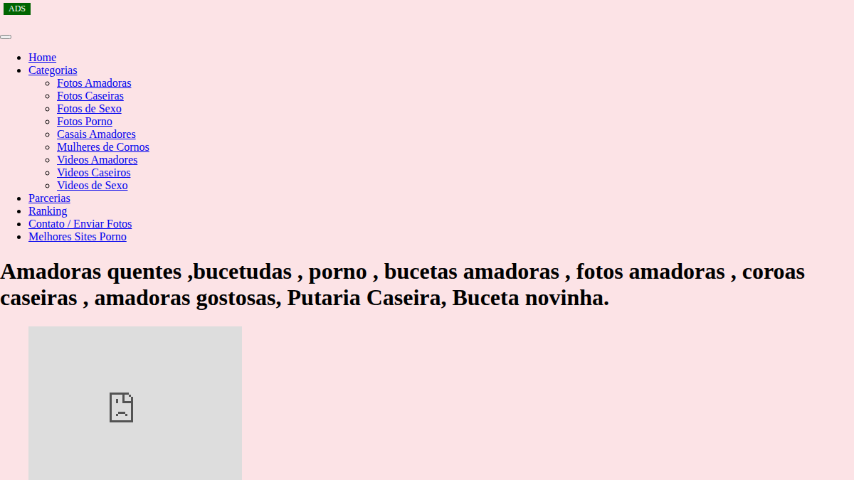 AmadorasQuentes Prévia do site