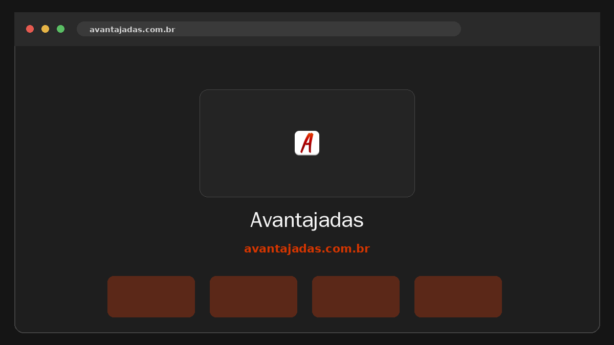 Avantajadas Prévia do site