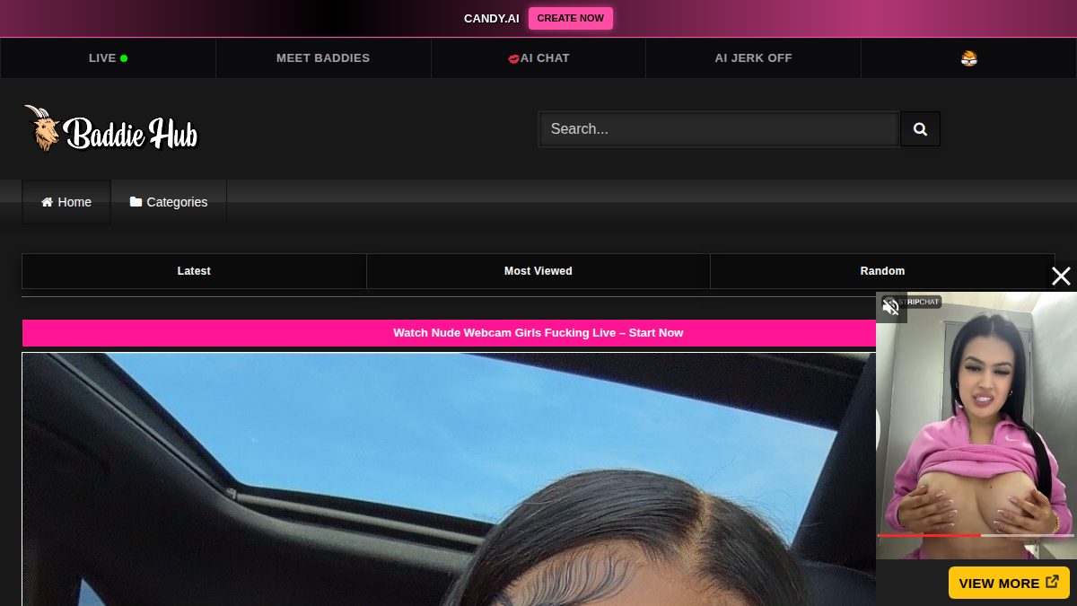 BaddieHub Prévia do site