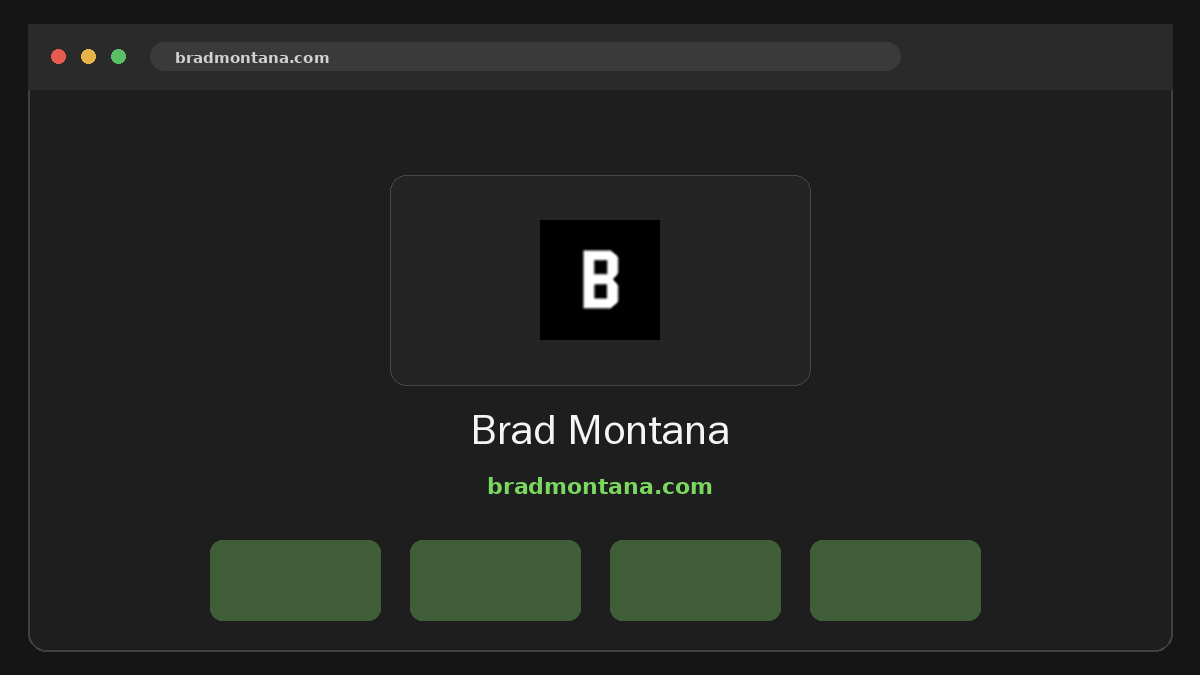 Brad Montana Prévia do site