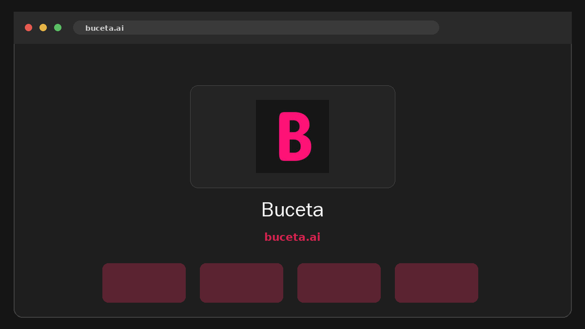 Buceta Prévia do site