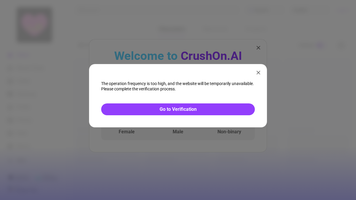 CrushOn AI Prévia do site