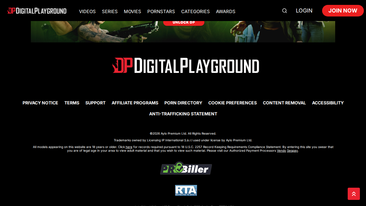 Digital Playground Prévia do site