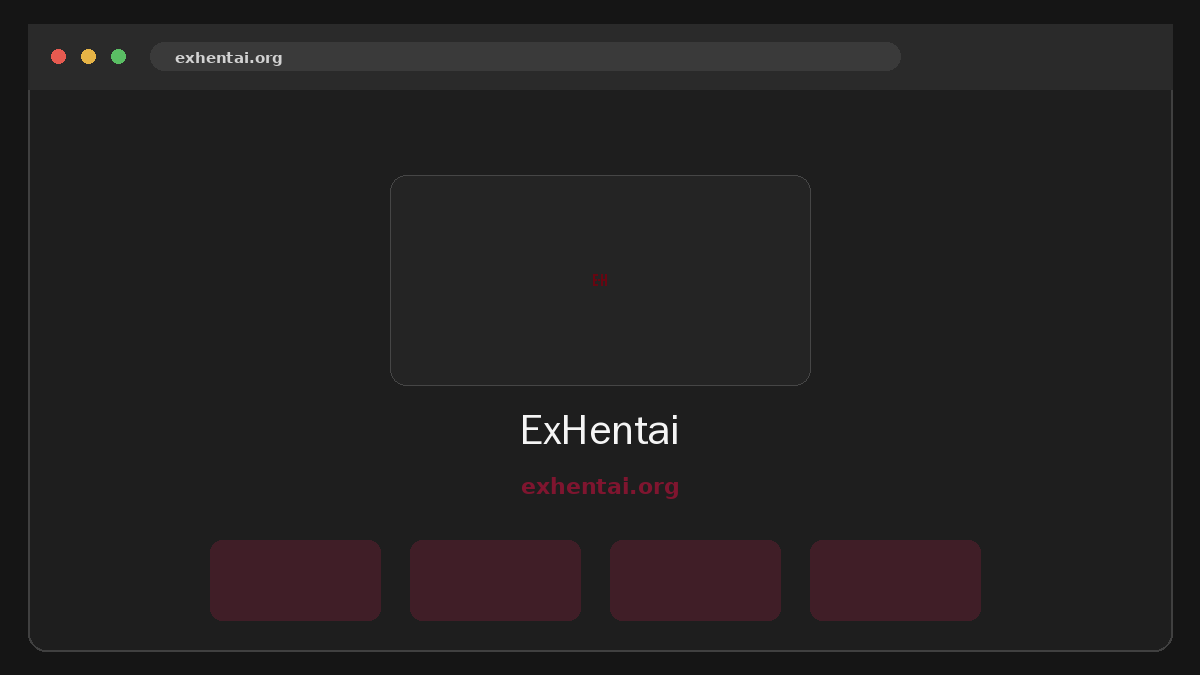 ExHentai Prévia do site