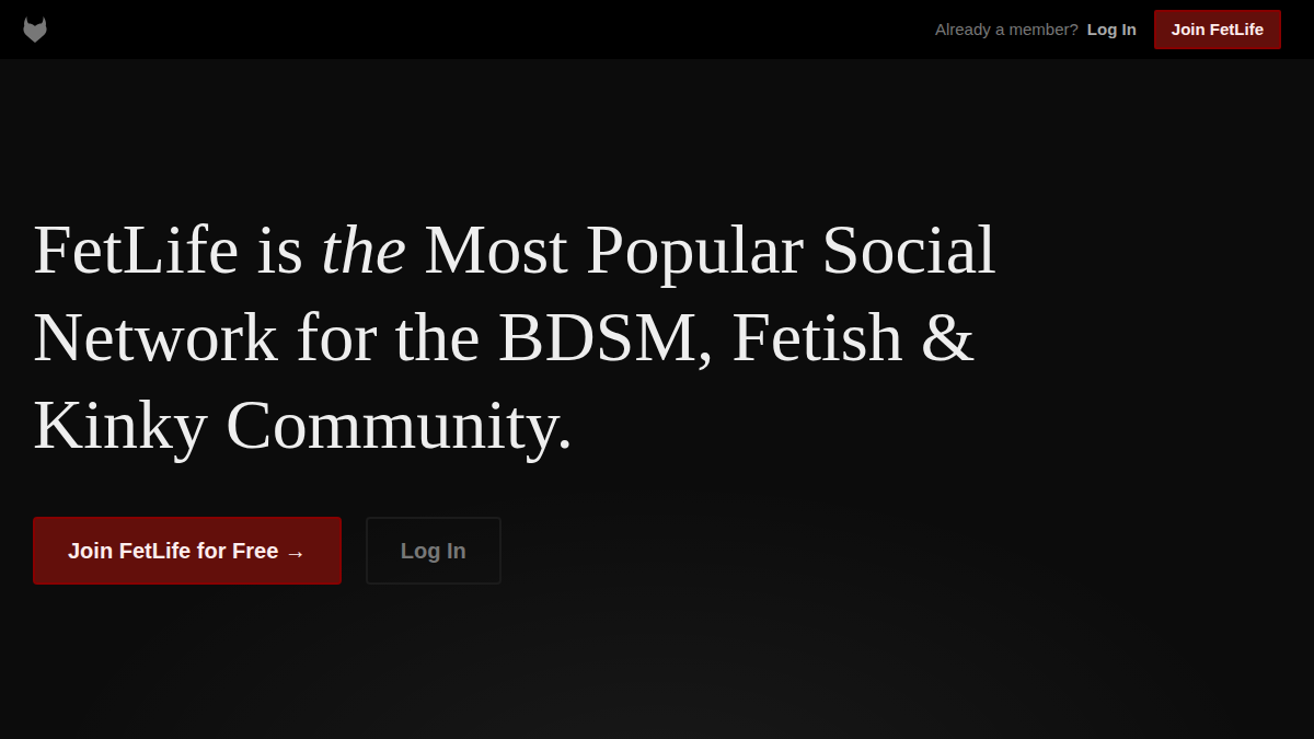 FetLife Prévia do site