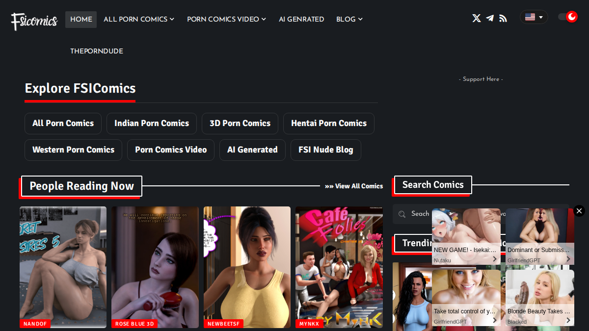 FSI Comics Prévia do site