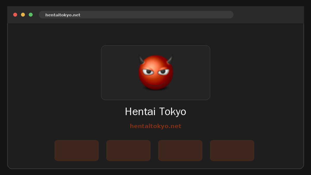 Hentai Tokyo Prévia do site
