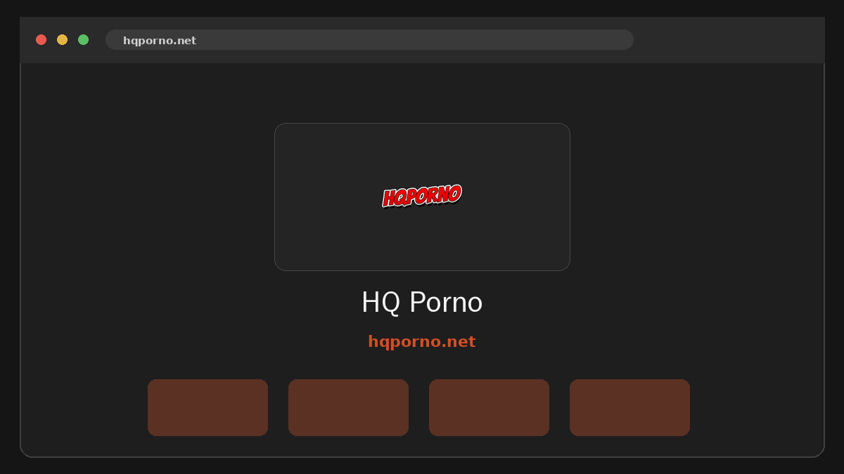 HQ Porno Prévia do site