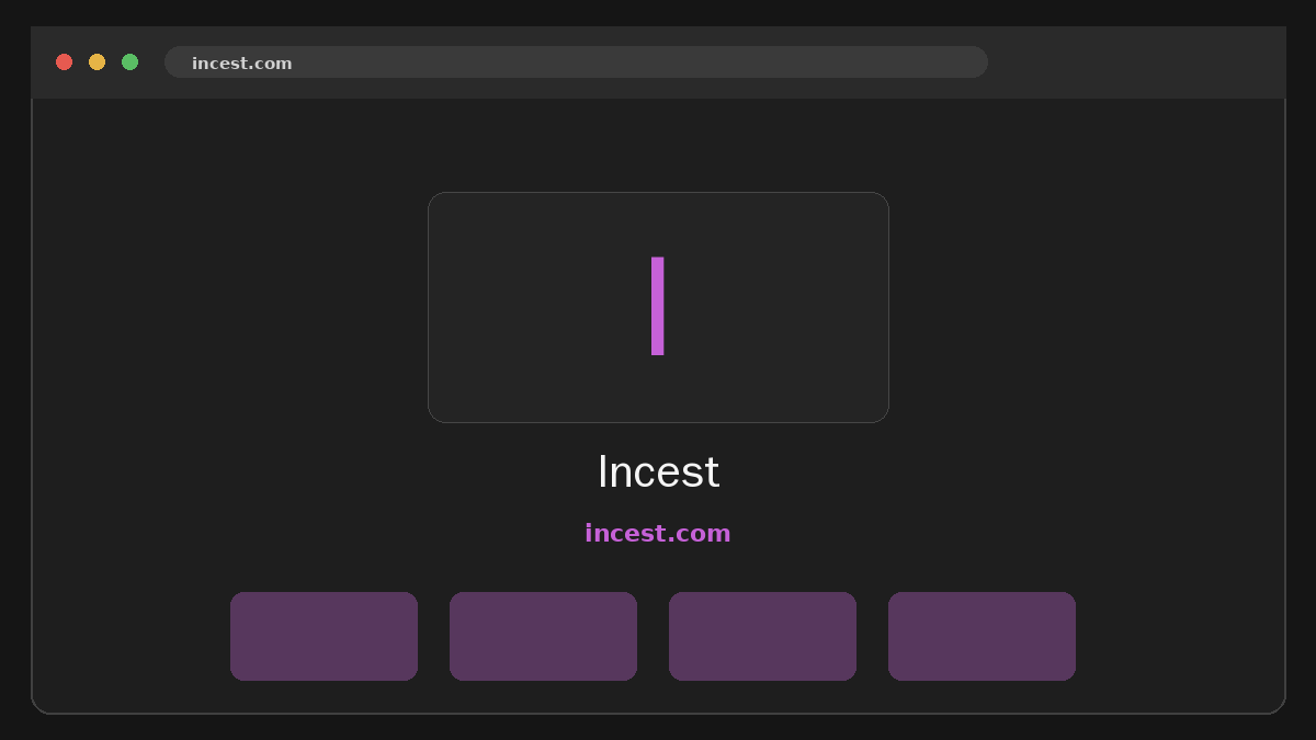 Incest Prévia do site
