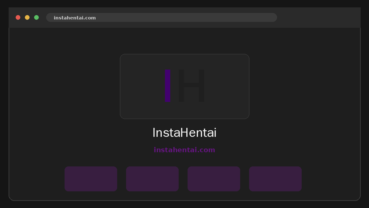 InstaHentai Prévia do site