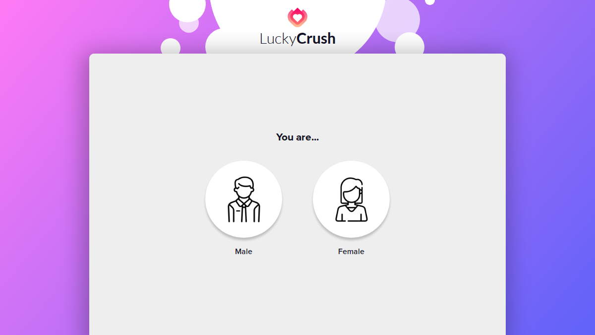 LuckyCrush Prévia do site