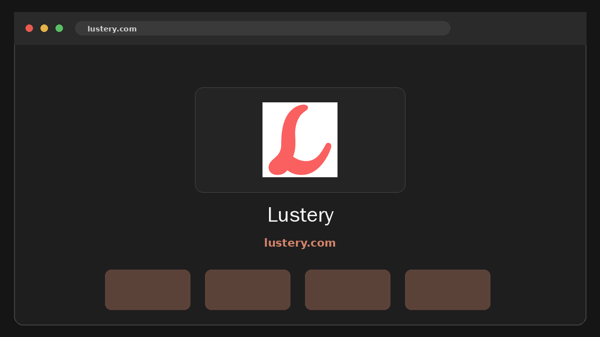 Lustery Prévia do site