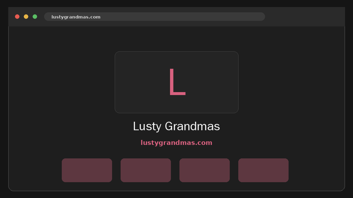 Lusty Grandmas Prévia do site