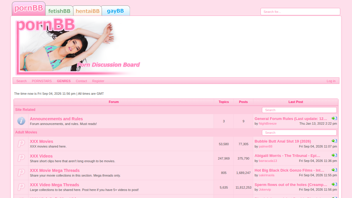 PornBB Prévia do site