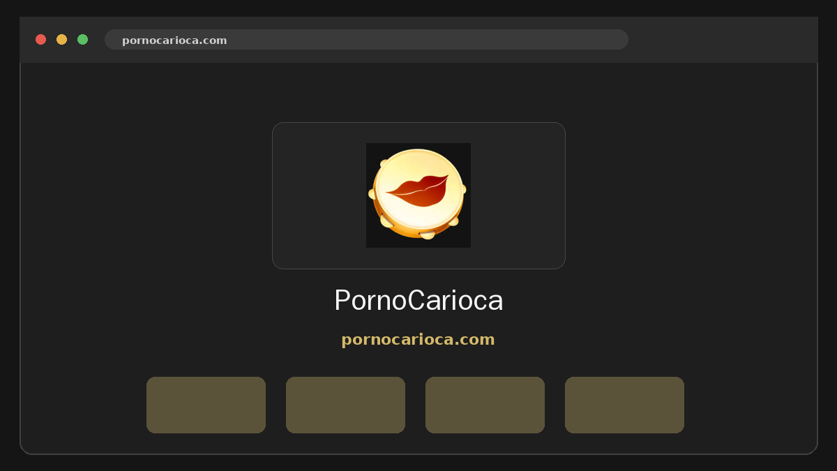 PornoCarioca Prévia do site