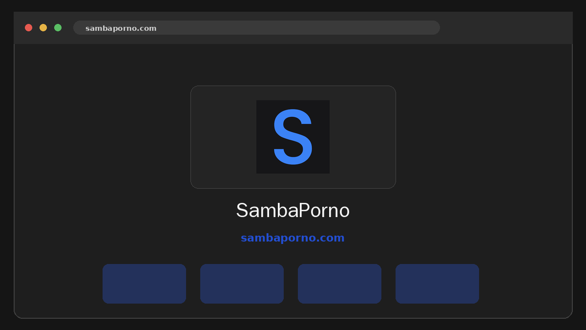 SambaPorno Prévia do site