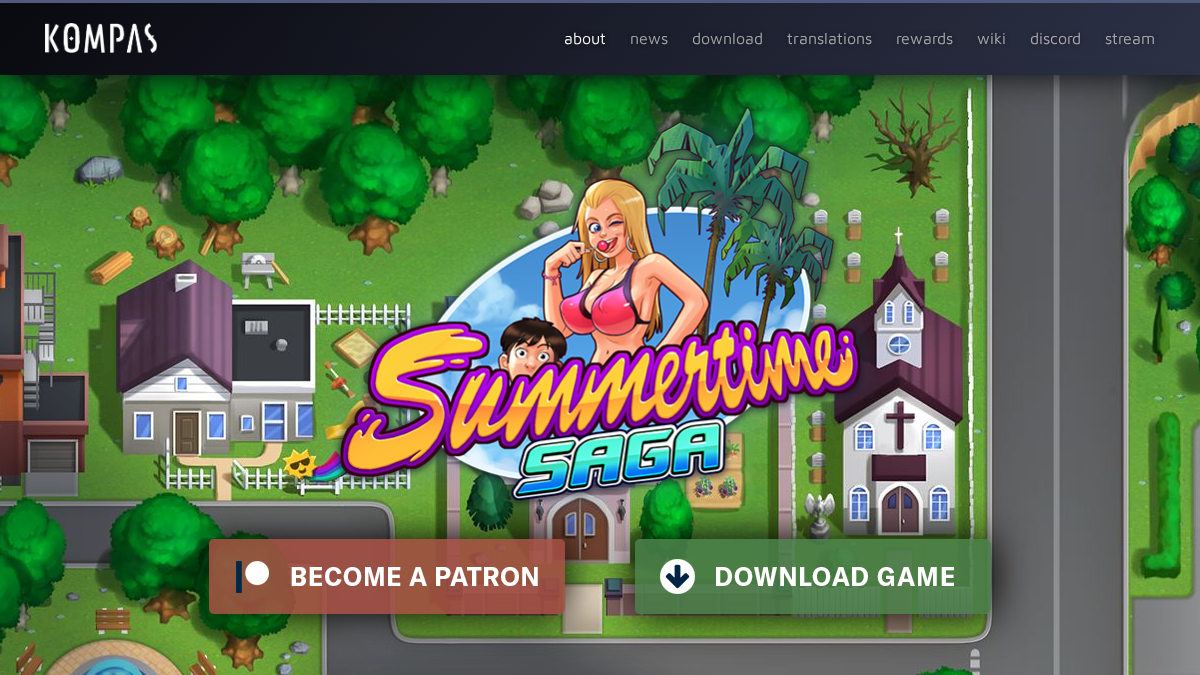 Summertime Saga Prévia do site