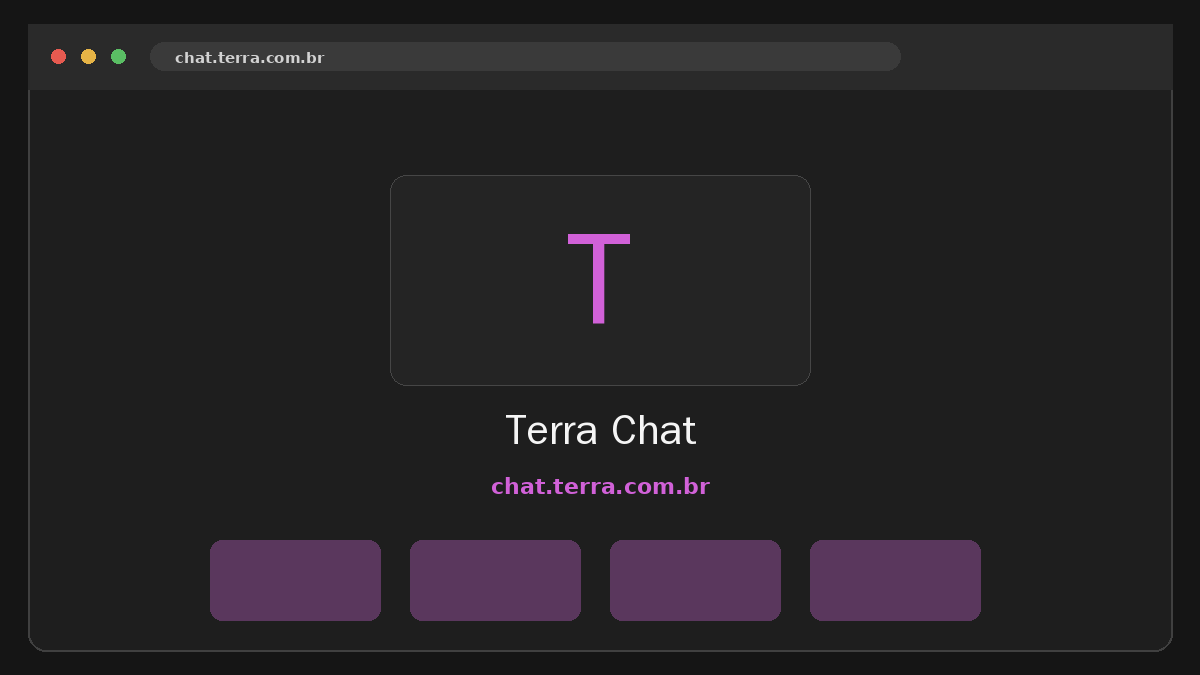 Terra Chat Prévia do site