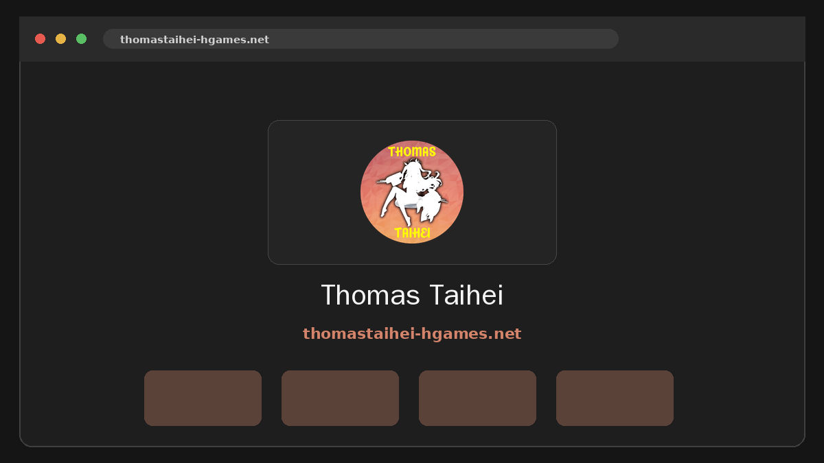 Thomas Taihei Prévia do site