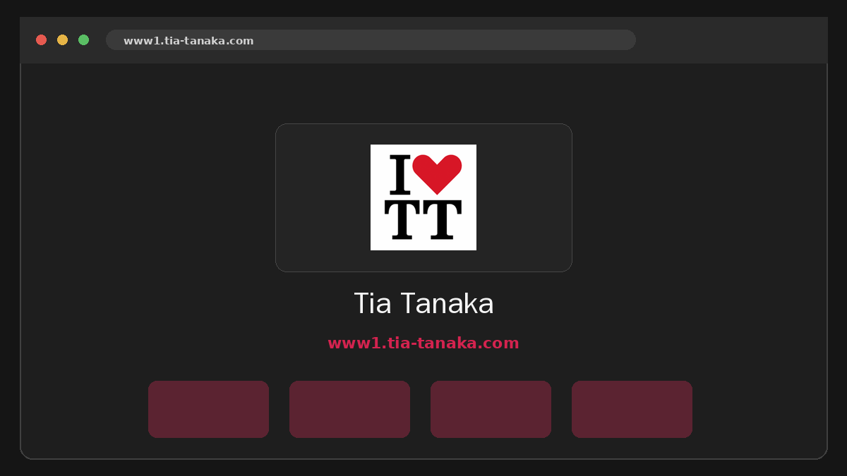 Tia Tanaka Prévia do site
