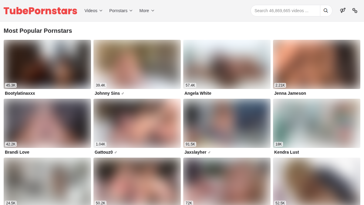 TubePornstars Prévia do site