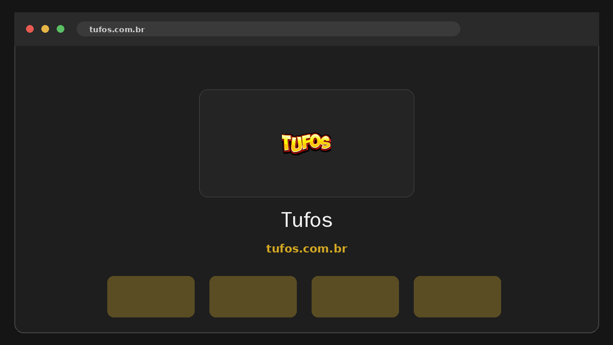 Tufos Prévia do site