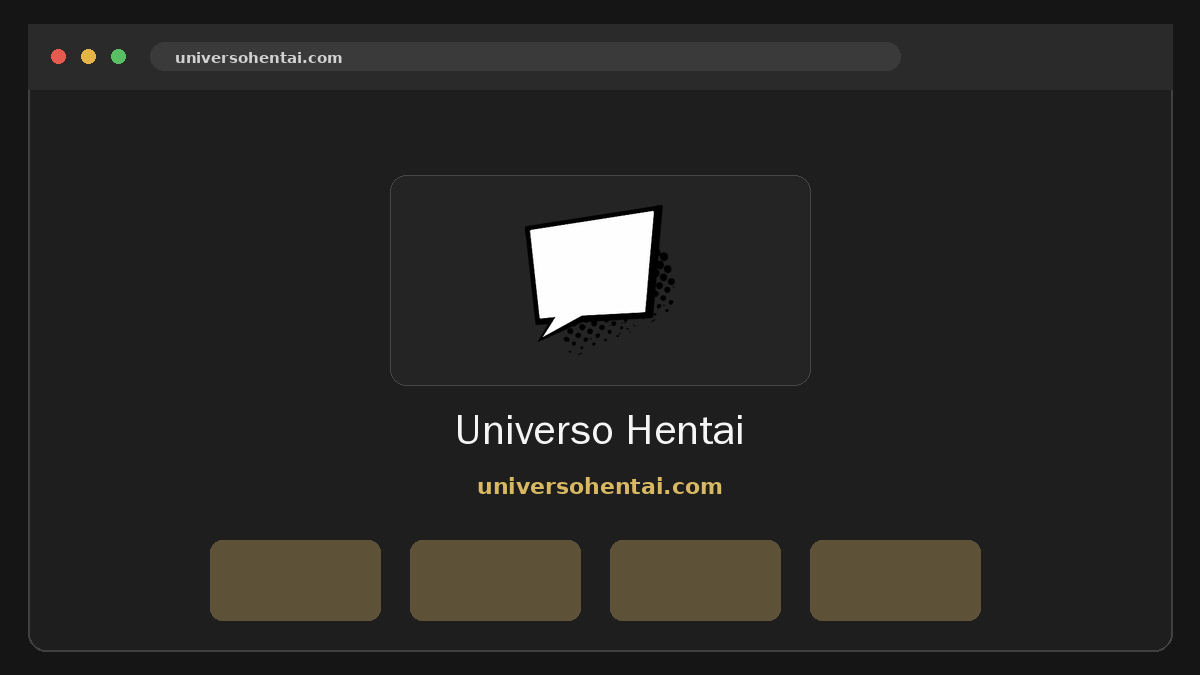 Universo Hentai Prévia do site