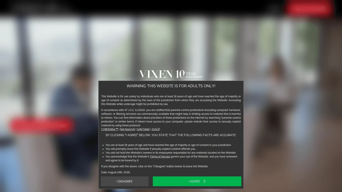 Vixen.com Prévia do site